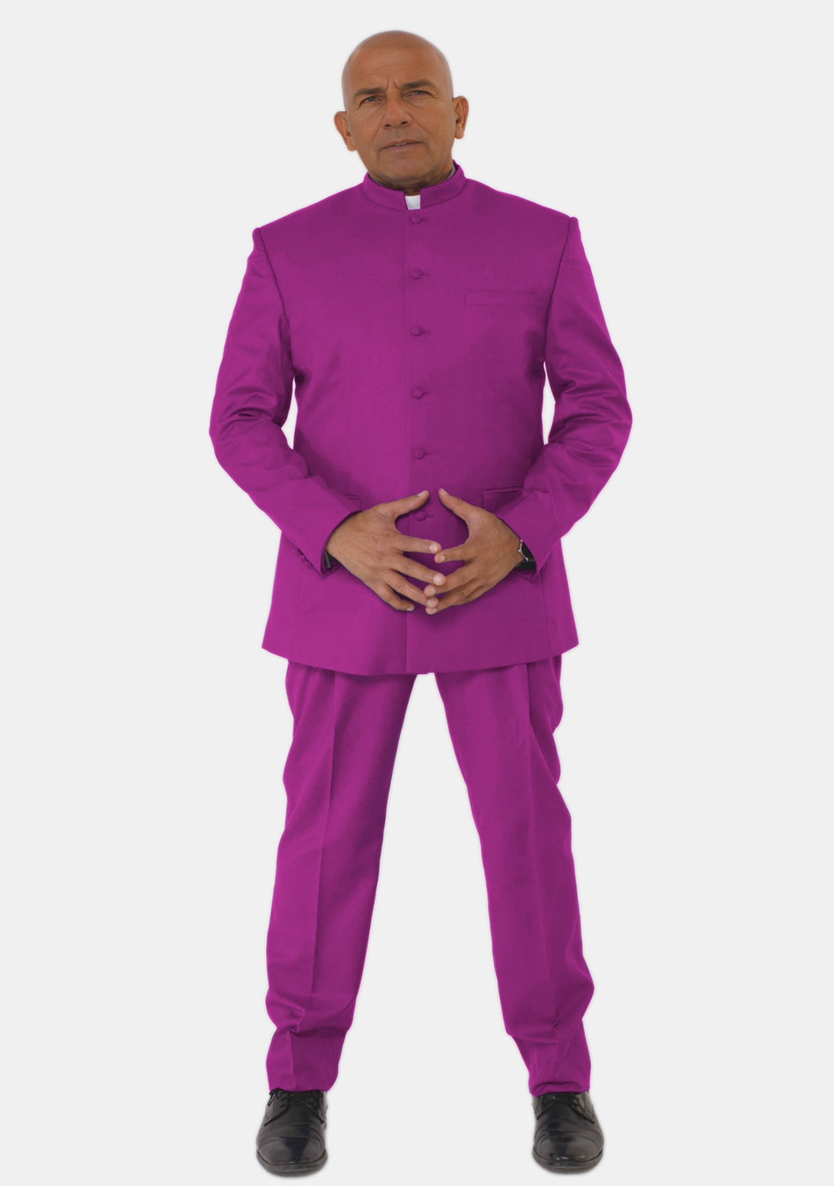 Red Purple Mens eClergy's Suit