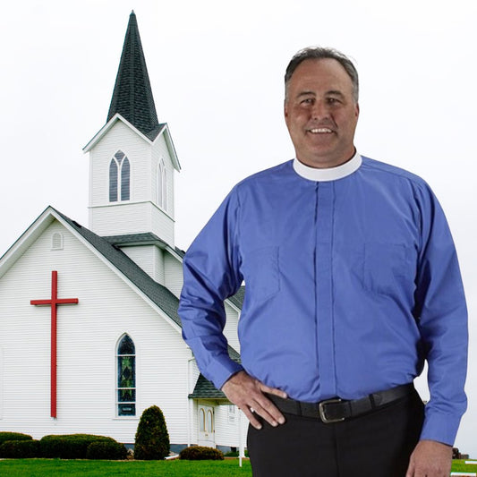 Royal Blue Clergy Shirts 