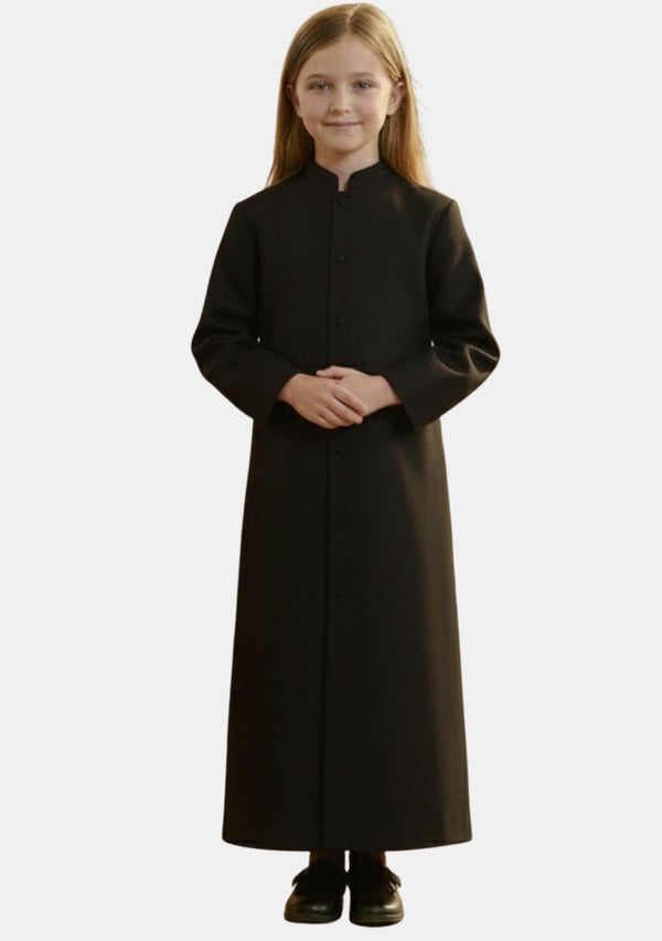 Lucy Black Altar Assistant Cassock for Girls