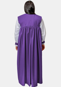 3 Stripe Female Clerical Chimere for Bishop