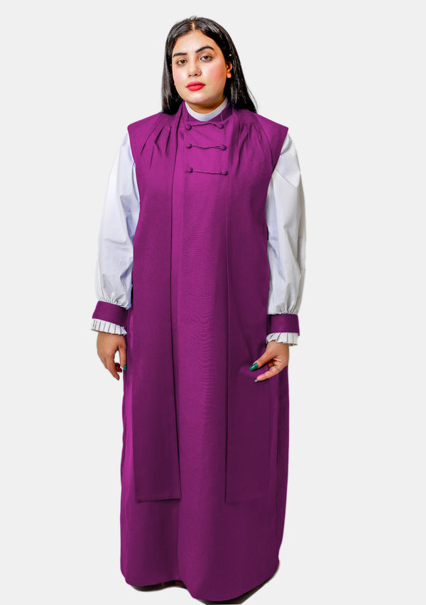 3 Stripe Red Purple Chimere and Rochet Set