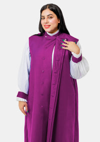3 Stripe Red Purple Female Chimere for Bishops