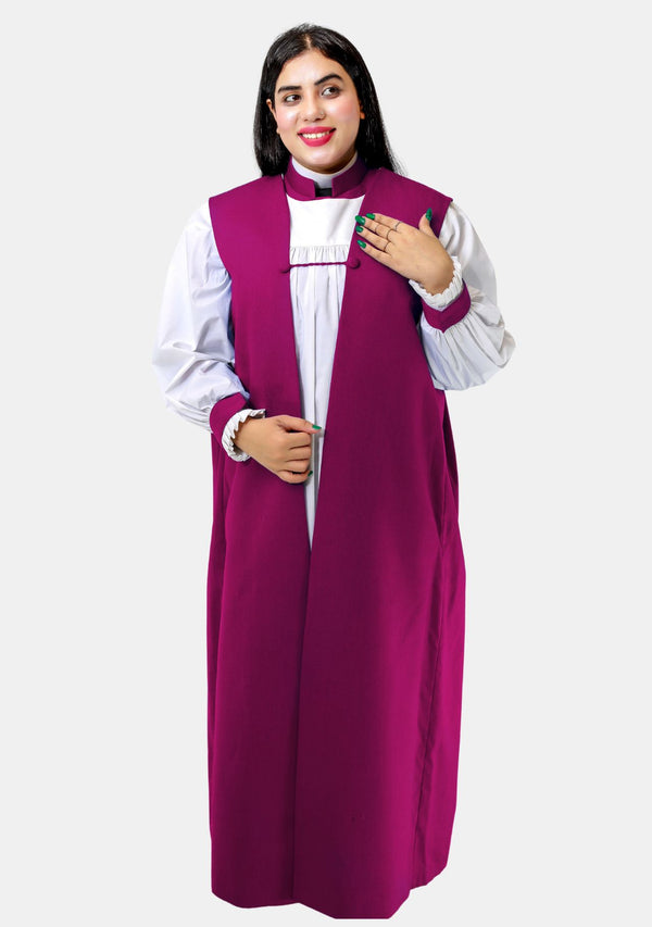 Anglican Women Red Purple Clerical Chimere