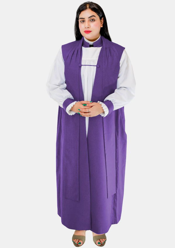 Anglican Female Clerical Chimere Roman Purple