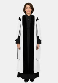 Aurelia Verger Gown for Female with Plain Sleeves