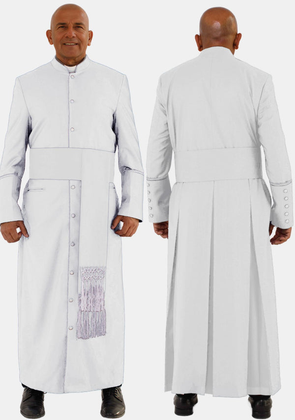 Mens eClergys Robe White