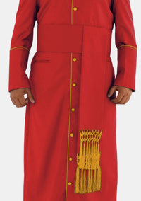 eClergys Red Cincture with Gold Fringes