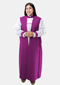 Ladies Red Purple Chimere and Rochet Set