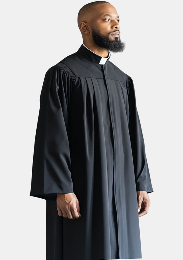 Geneva Black Pastor Pulpit Robe