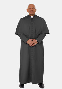 Jason Cassock for Men Black with Shoulder Cape