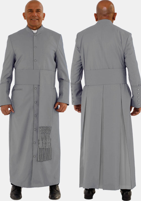 Gray Pastoral Robe for Men
