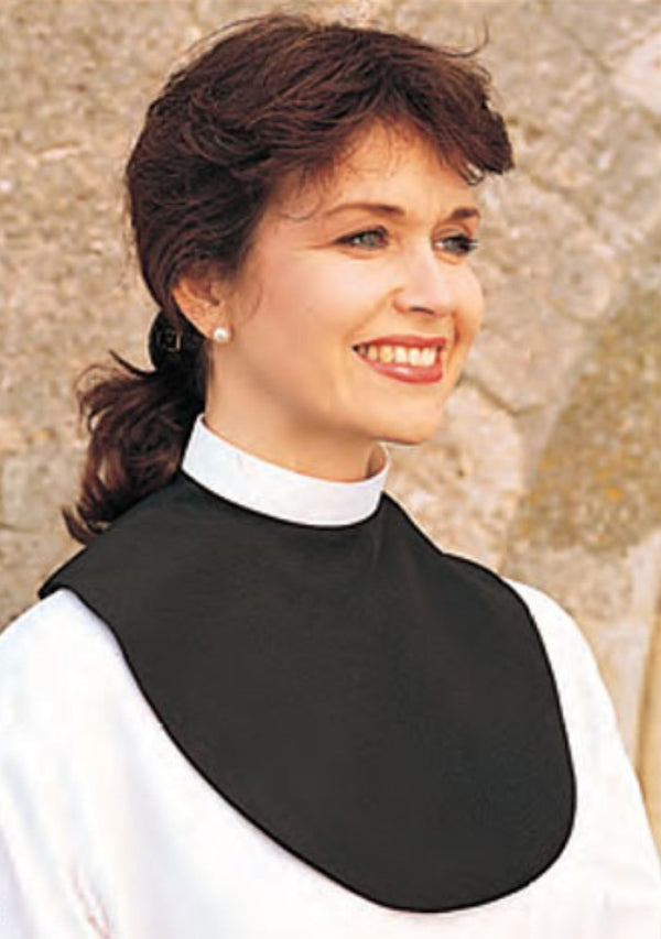 Back Button Clergy Bib Collar