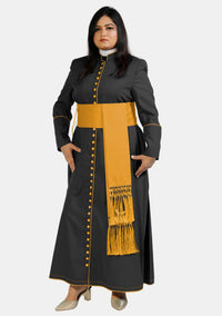 Graceful Roman Clergy Cassock for Women