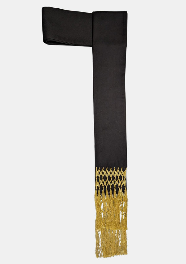 Gold Knotted Fringe Clerical Band Cincture