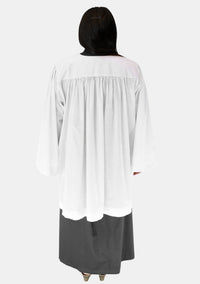 Square Neck Women Clergy Surplice