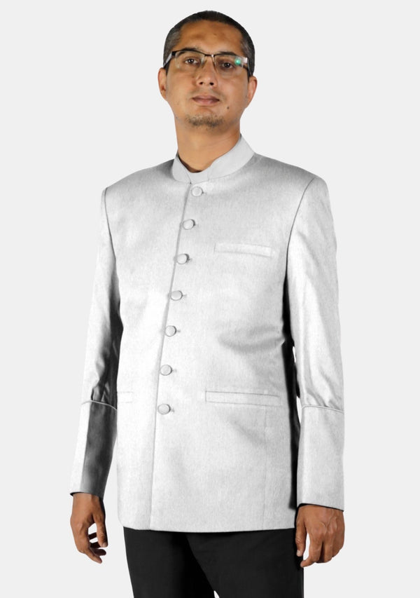 Abraham Legacy Minister Jacket in White for Men