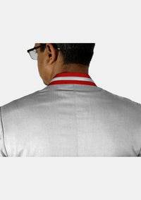 Pastor White with Red Trimmed Jacket