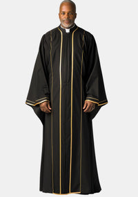 Preacher Pulpit Robe for Men Black