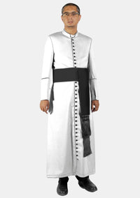 Cohen Cassock for Men White and Black
