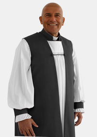Black Men's Rochet and Chimere Set