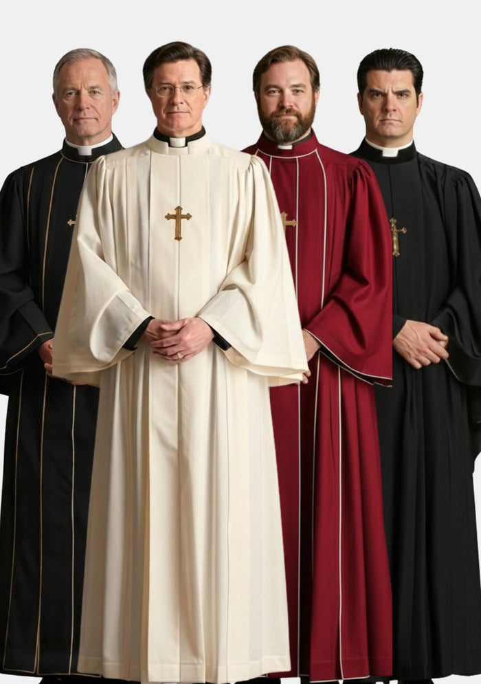 Pilgrims Path Ministers Pulpit Robe for Men