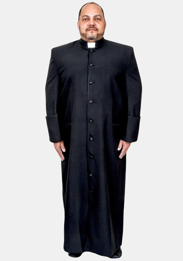 Grandiose Plus Size Black Clergy Robe