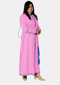 Priscilla Pink with Blue Female Cassock