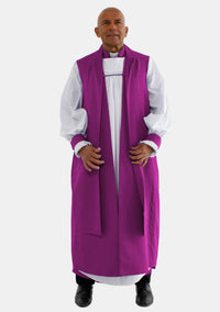 Men's Red Purple Rochet and Chimere Set