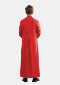 Sanctus Red Altar Assistant Cassock for Boys