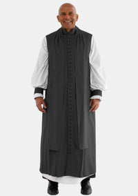 Seraph 33 Buttons Black Clergy Chimere for Men