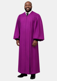 Shane Choir Pulpit Robe for Men Red Purple