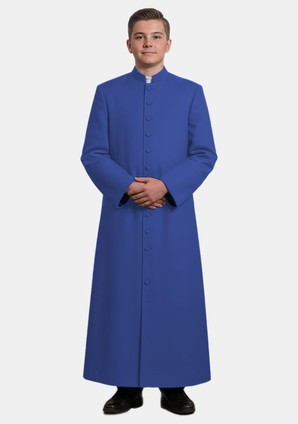 Simon Altar Assistant Royal Blue Cassock for Boys