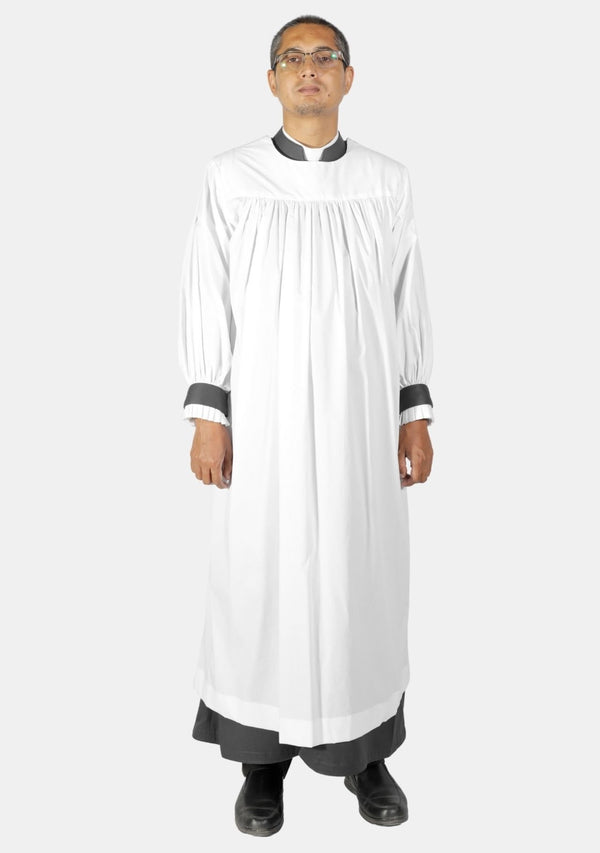 Anglican Black Cuffs Rochet