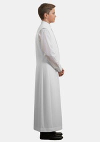 Vincent White Sleeveless Altar Boy Cassock