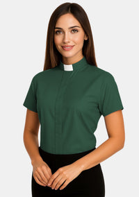 Women's Tab Collar Clergy Shirt