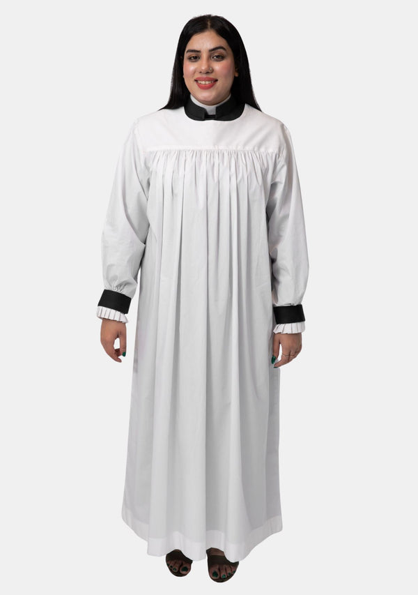 Flattering Tailored Women's White Rochet