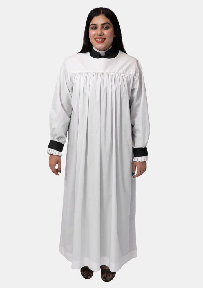 Flattering Tailored Women's White Rochet
