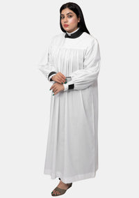 Flattering Tailored Women's White Rochet