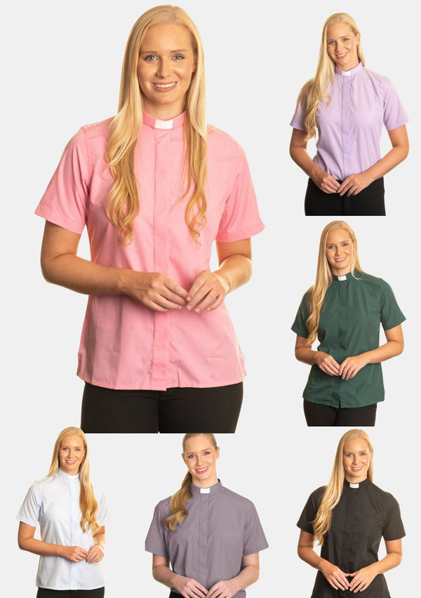 Women's Tab Collar Clergy Shirt