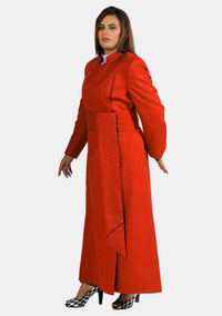 Radiant Red Anglican Cassock for Women