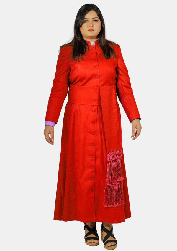 Revered Red Priest Robe for Female