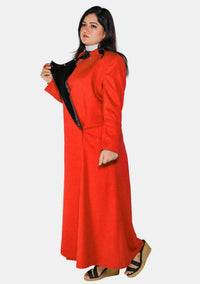 Radiant Red Anglican Cassock for Women