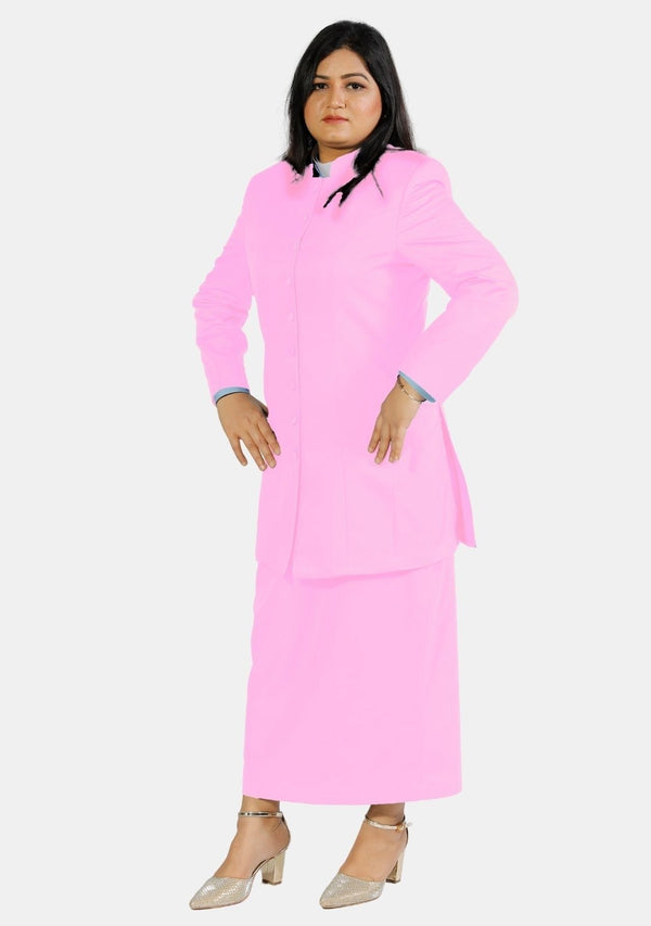 Female Pink Clergy Suit