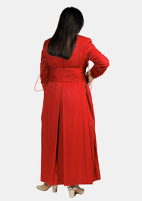 Glorious Glided Cardinal Red Cassock for Women