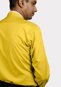 Tonsure Collar Gold Clergy Shirt