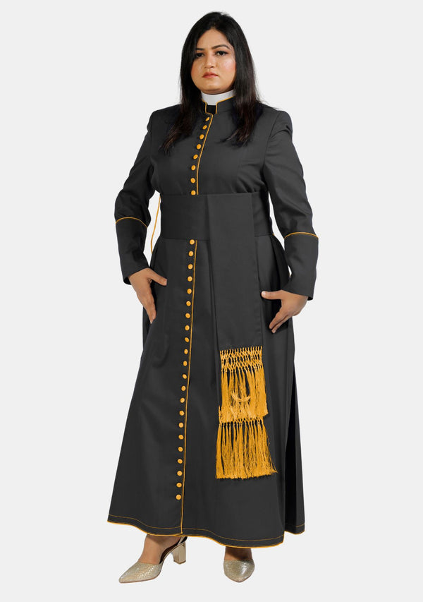 Graceful Roman Clergy Cassock for Women